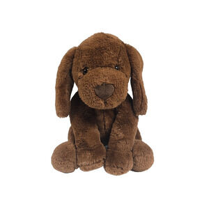 Animal Adventure 2021 Plush Chocolate Lab Brown Floppy Sitting Puppy Dog 13 Inch